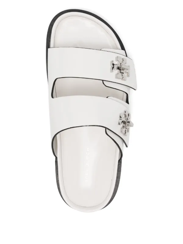 Tory Burch Turnlock Sport Sandals | White | FARFETCH