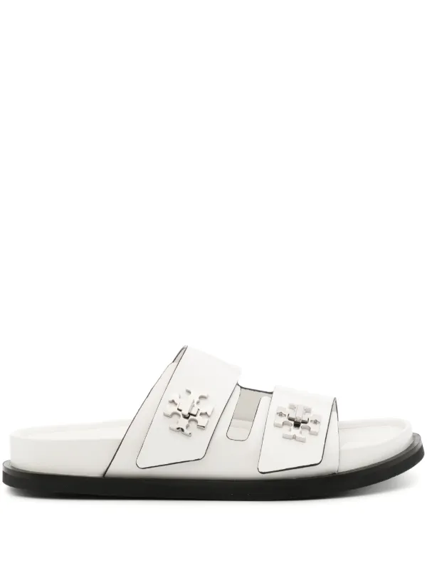 Tory Burch Turnlock Sport Sandals | White | FARFETCH