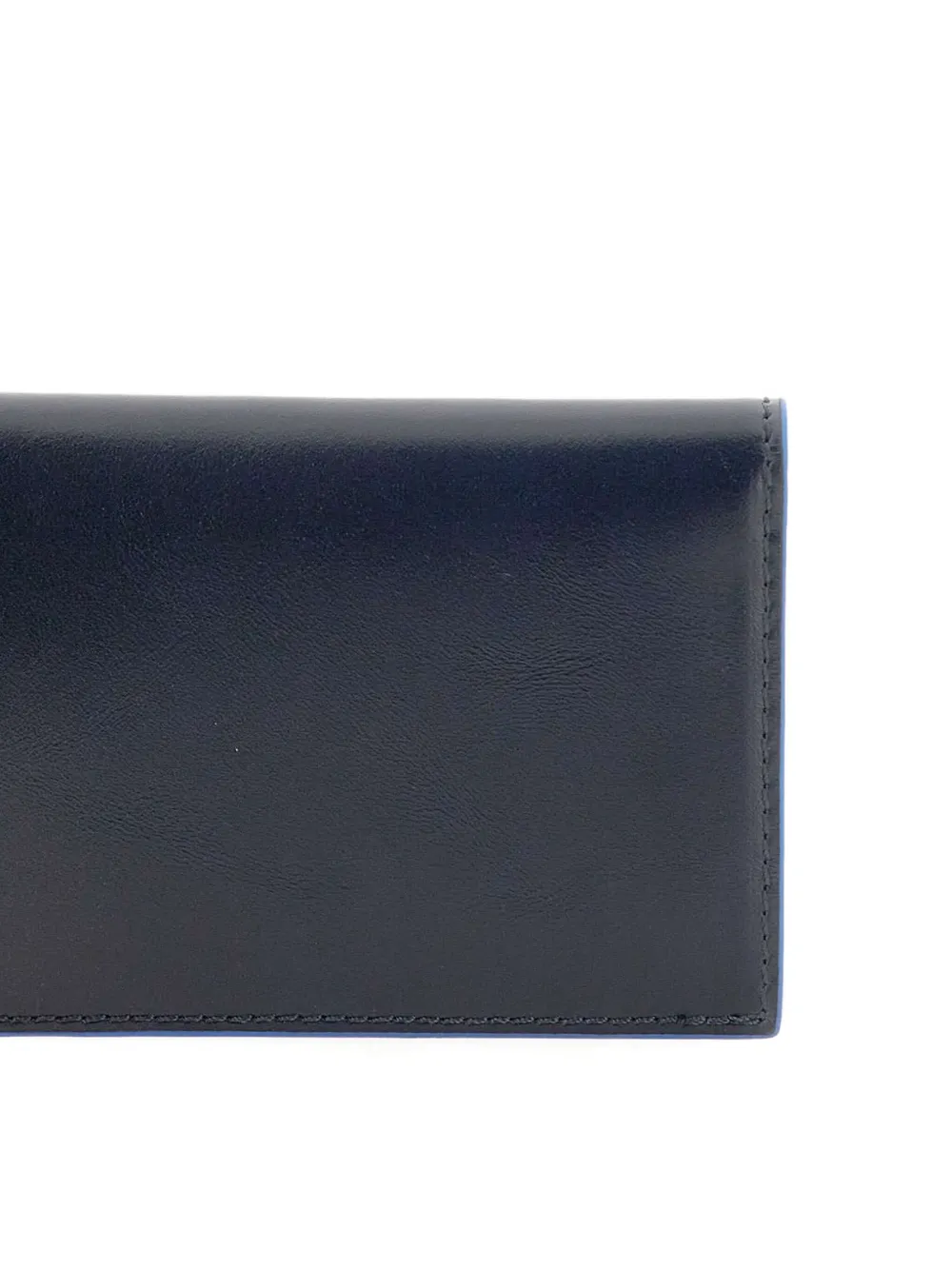 PIQUADRO logo-embossed leather wallet Blauw