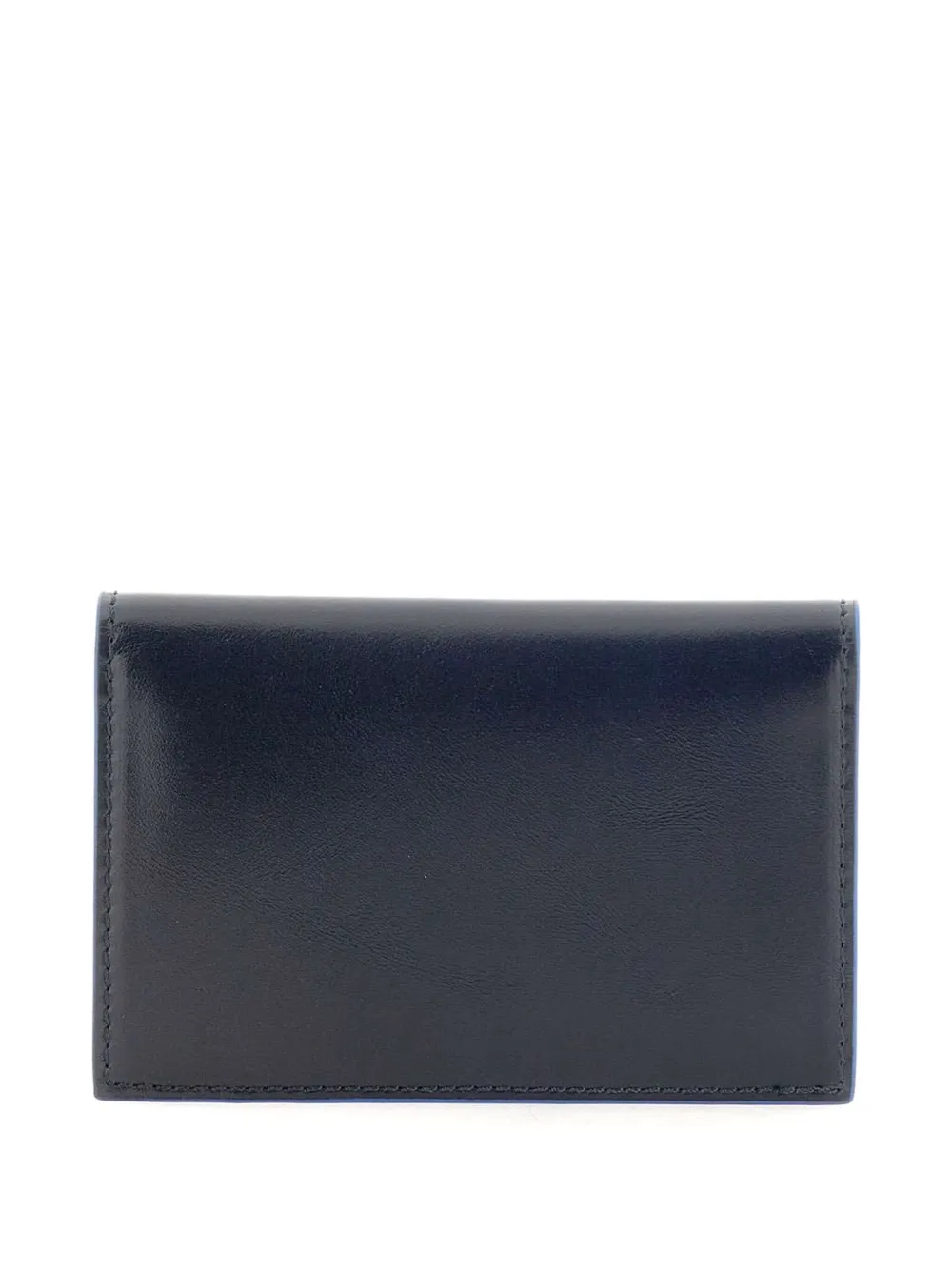 PIQUADRO logo-embossed leather wallet Blauw