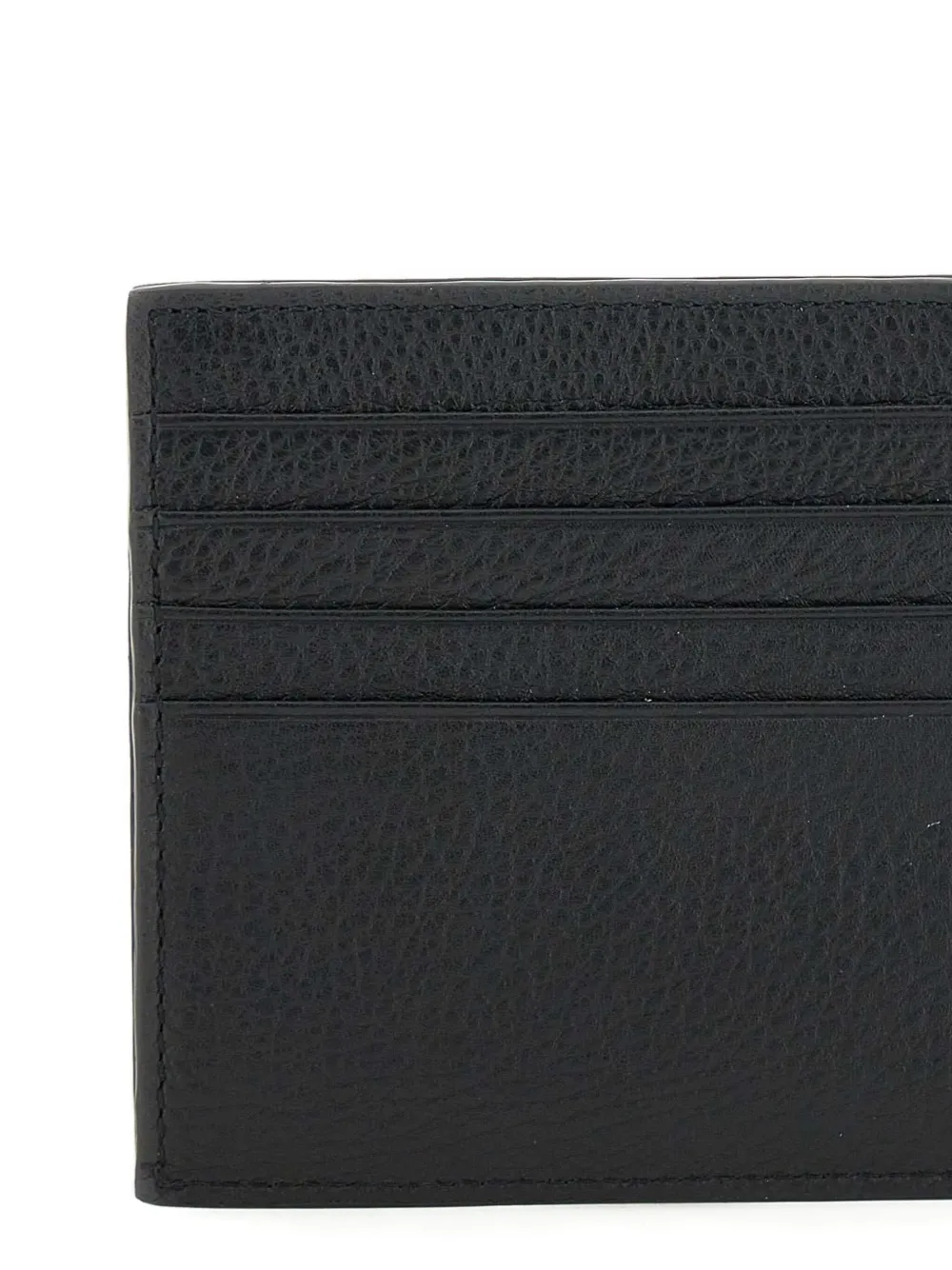 PIQUADRO logo-plaque cardholder Zwart