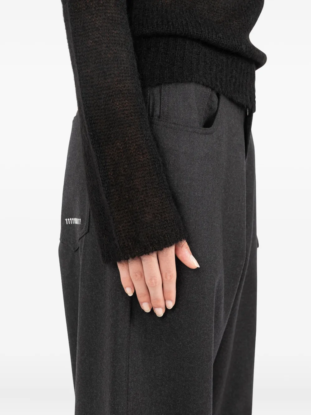 Société Anonyme Gwyn Long-sleeve Sweater In Black