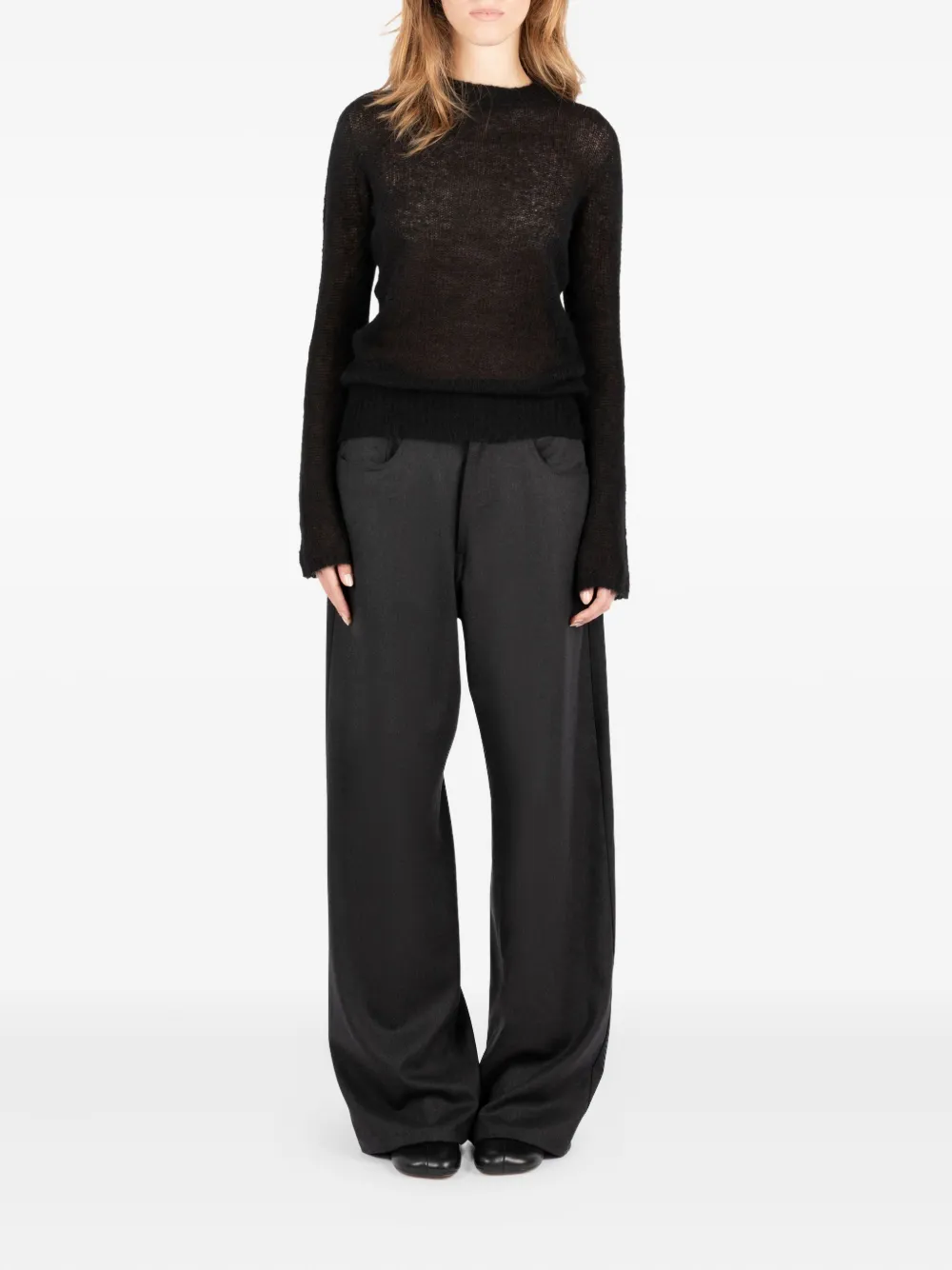 Société Anonyme Gwyn Long-sleeve Sweater In Black