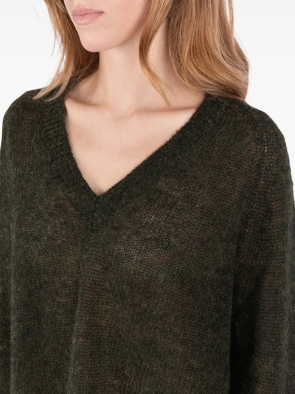 Société Anonyme Keira V-neck Jumper In Green