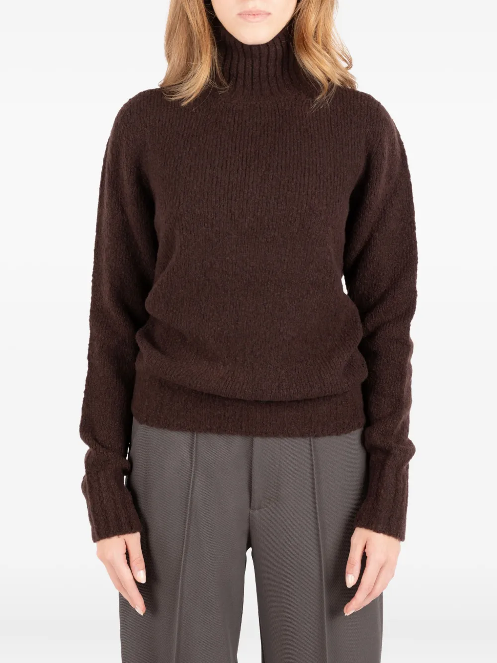 Société Anonyme Camer Roll-neck Sweater In Brown