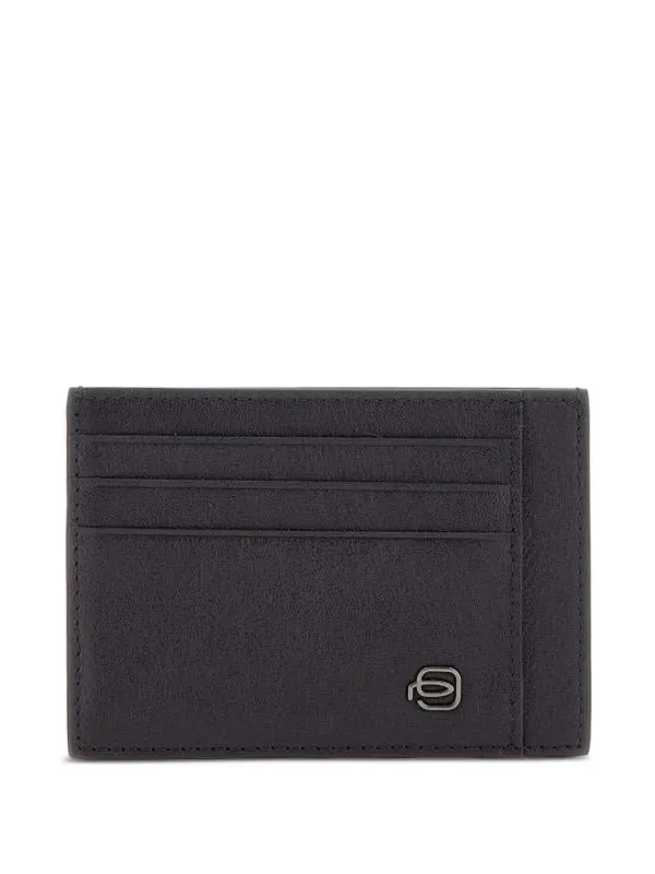 PIQUADRO レザーカードケース | ブラック | FARFETCH JP