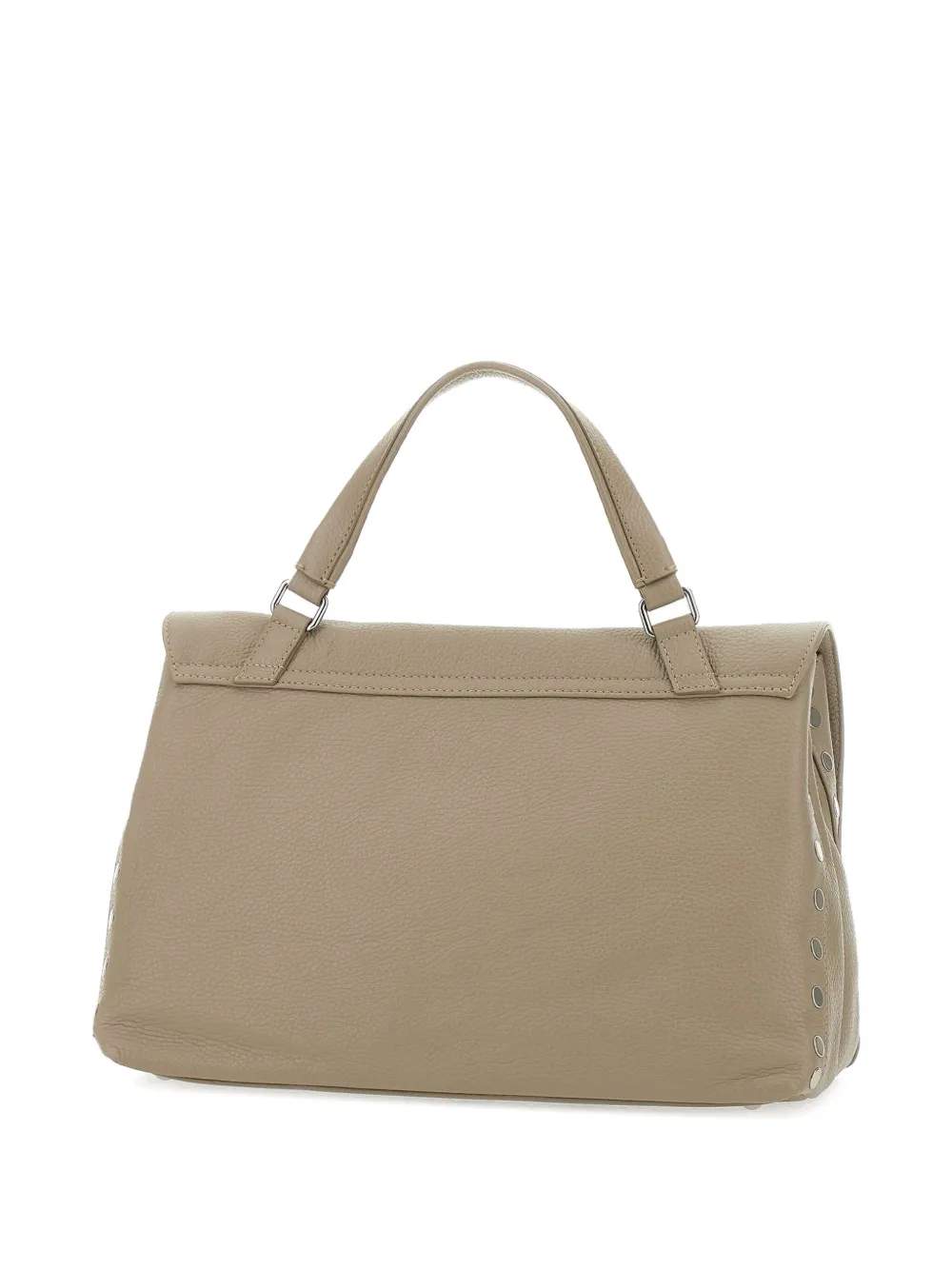 Zanellato Kleine Postina shopper verfraaid met studs en handvat - Beige