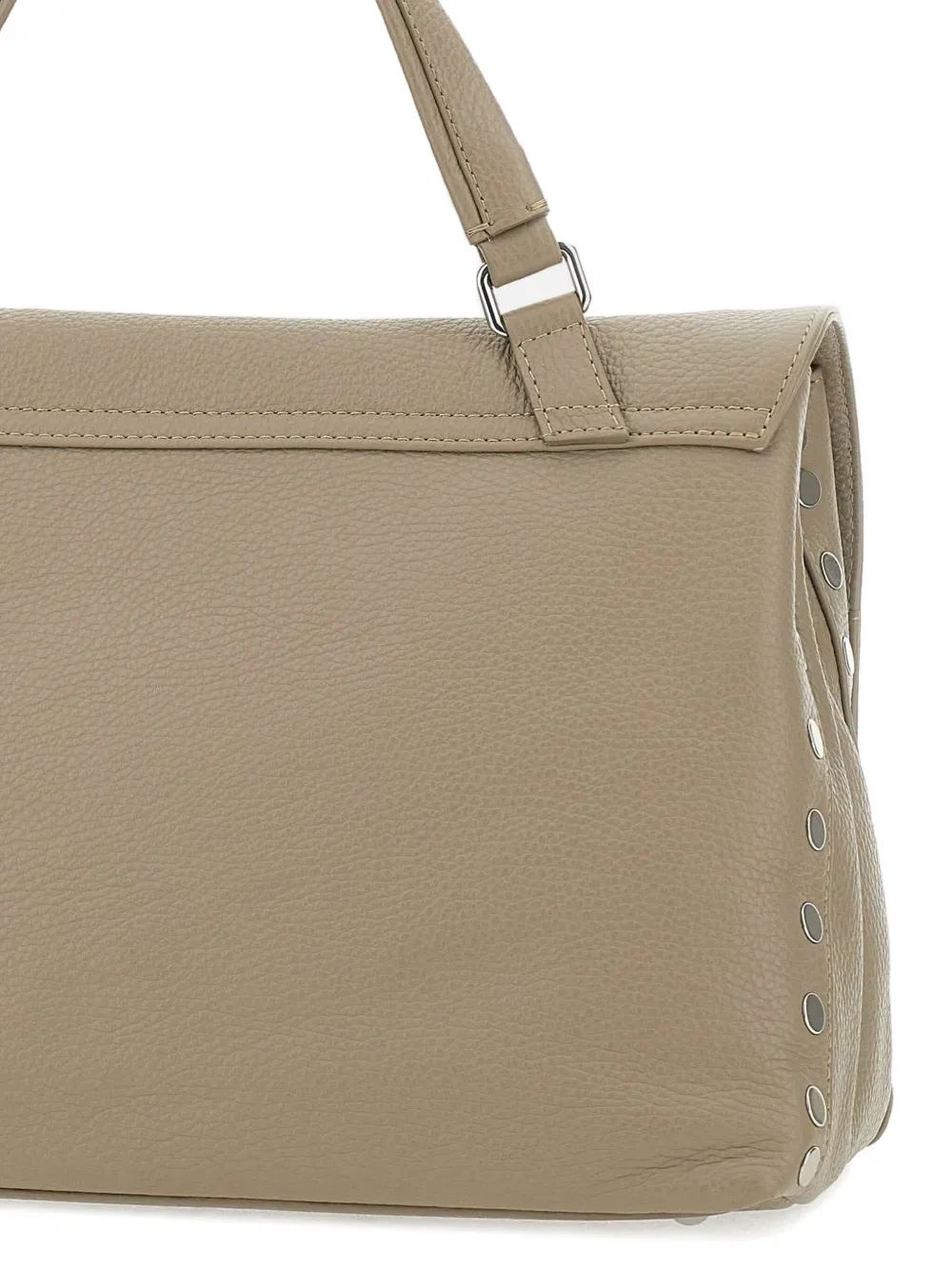 Zanellato Kleine Postina shopper verfraaid met studs en handvat Beige