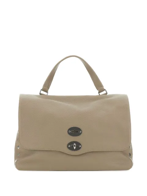 Zanellato small Postina® stud-embellished top-handle tote bag