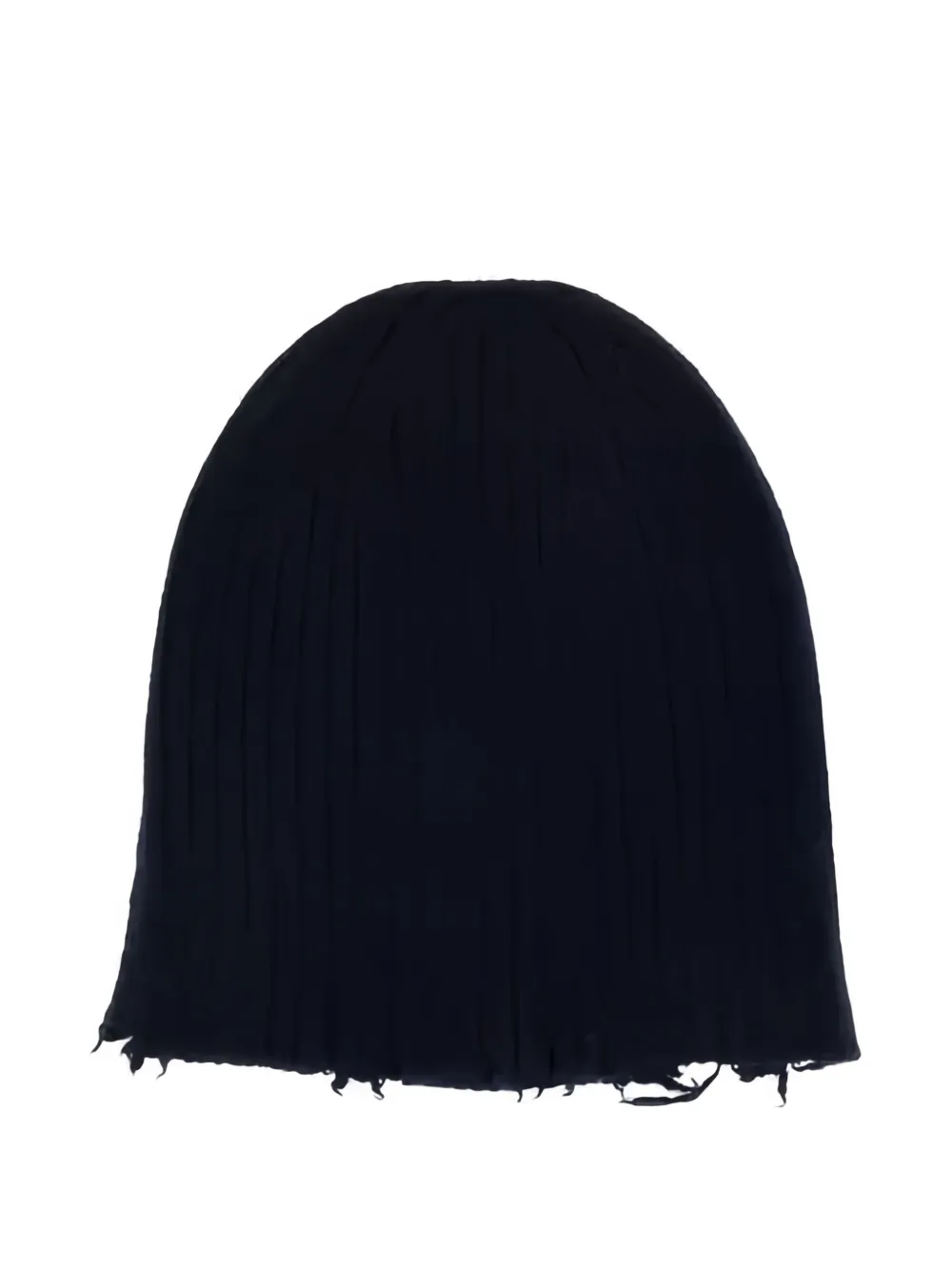 Uma Wang distressed beanie hat | Blue | Image 1