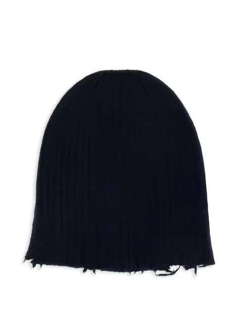 Uma Wang distressed beanie hat