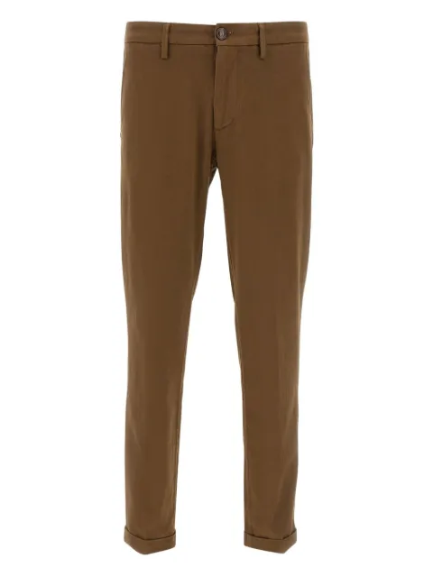 Re-Hash cuffed welt-pocket trousers