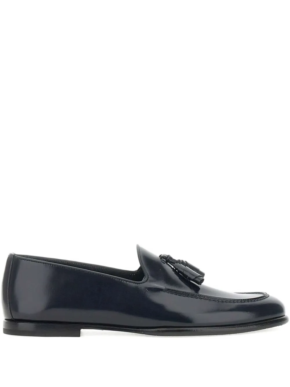 Neil Barrett Tassel Leather Loafers In Black