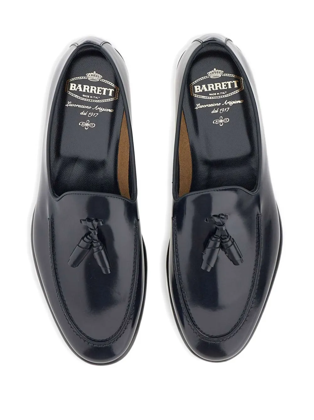 Neil Barrett tassel leather loafers Black