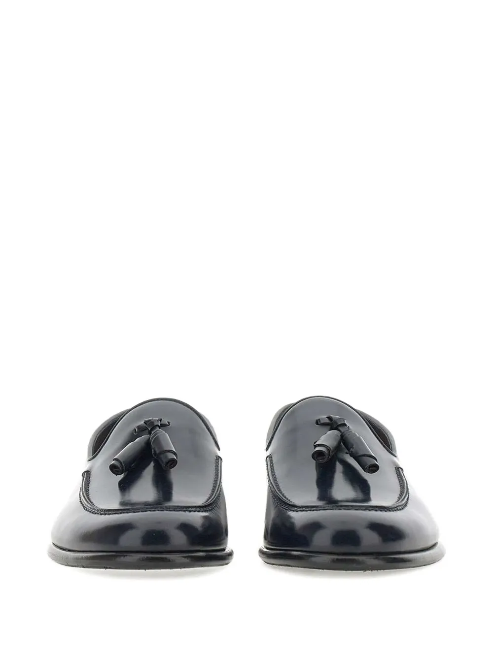 Neil Barrett tassel leather loafers Black