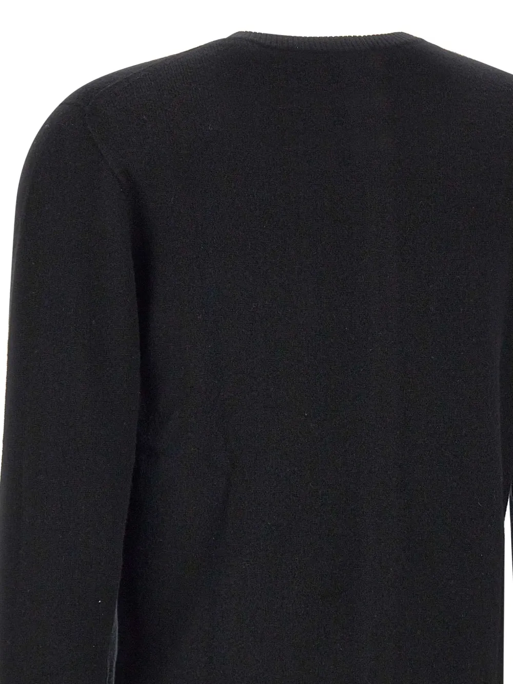 Blumarine Embroidered Logo Button Cardigan In Black