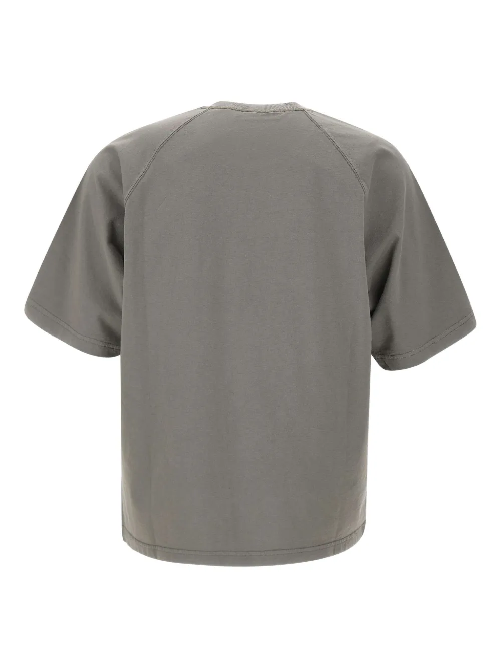 Stone Island logo-patch raglan-sleeve T-shirt - Grijs