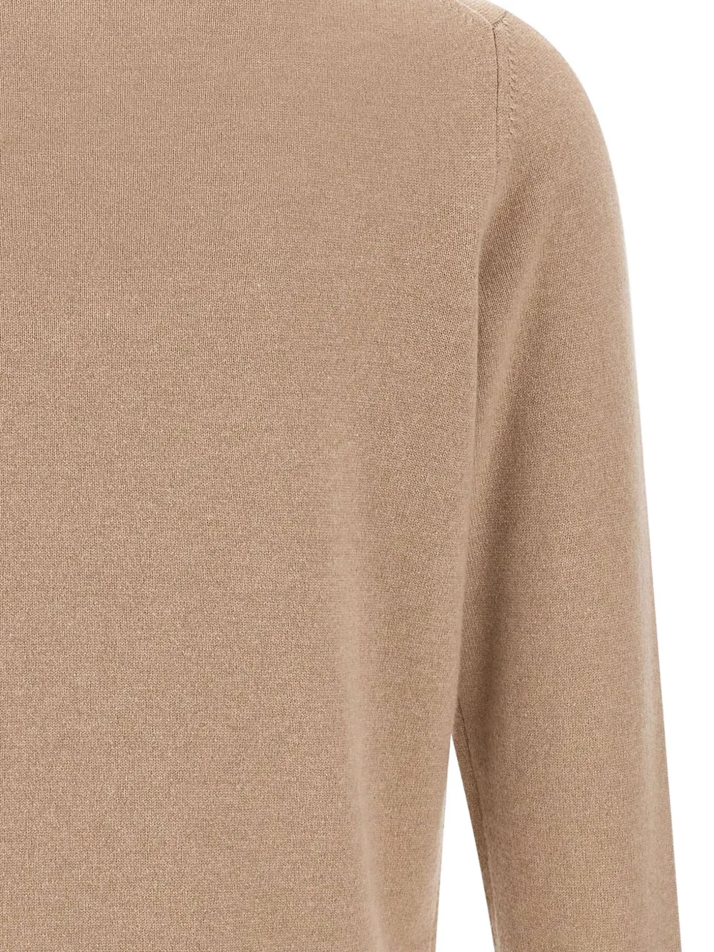Kangra ribbed crew-neck cashmere sweater Beige