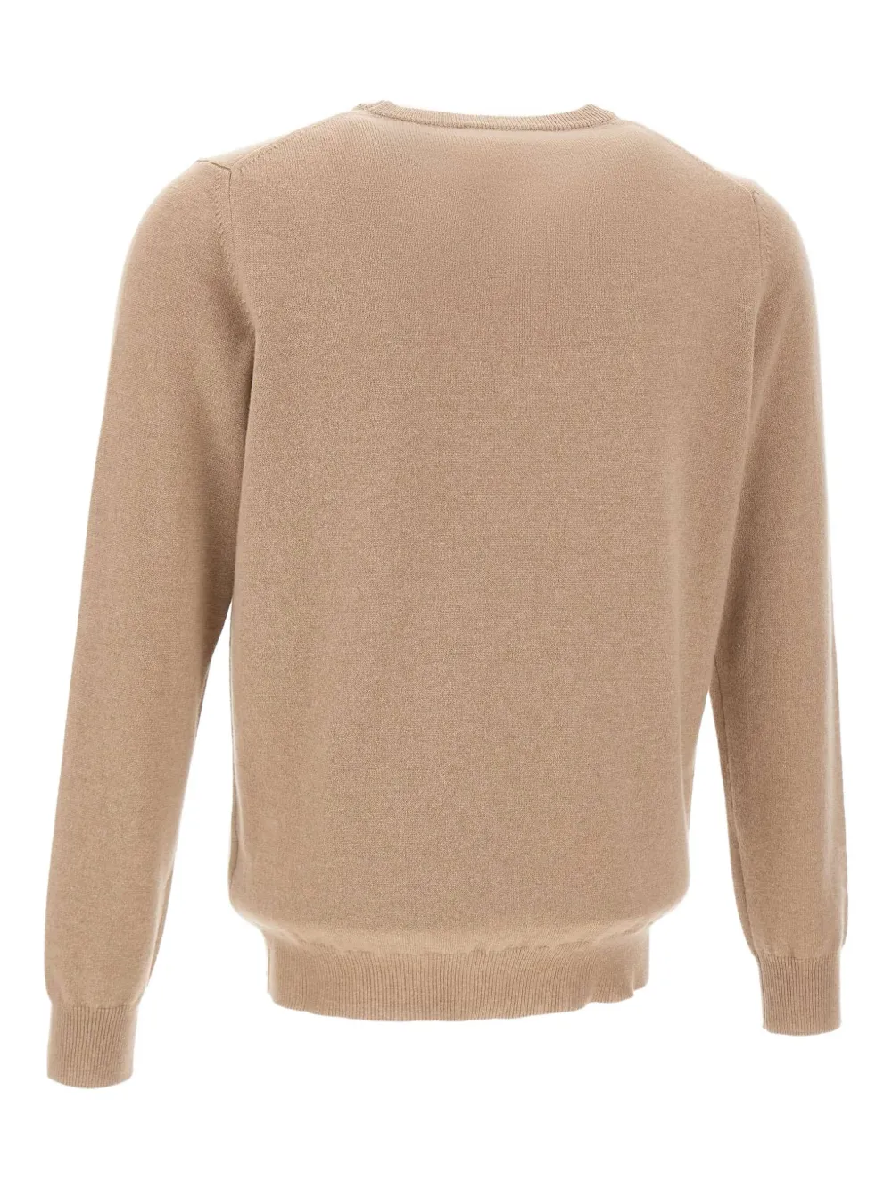 Kangra ribbed crew-neck cashmere sweater Beige