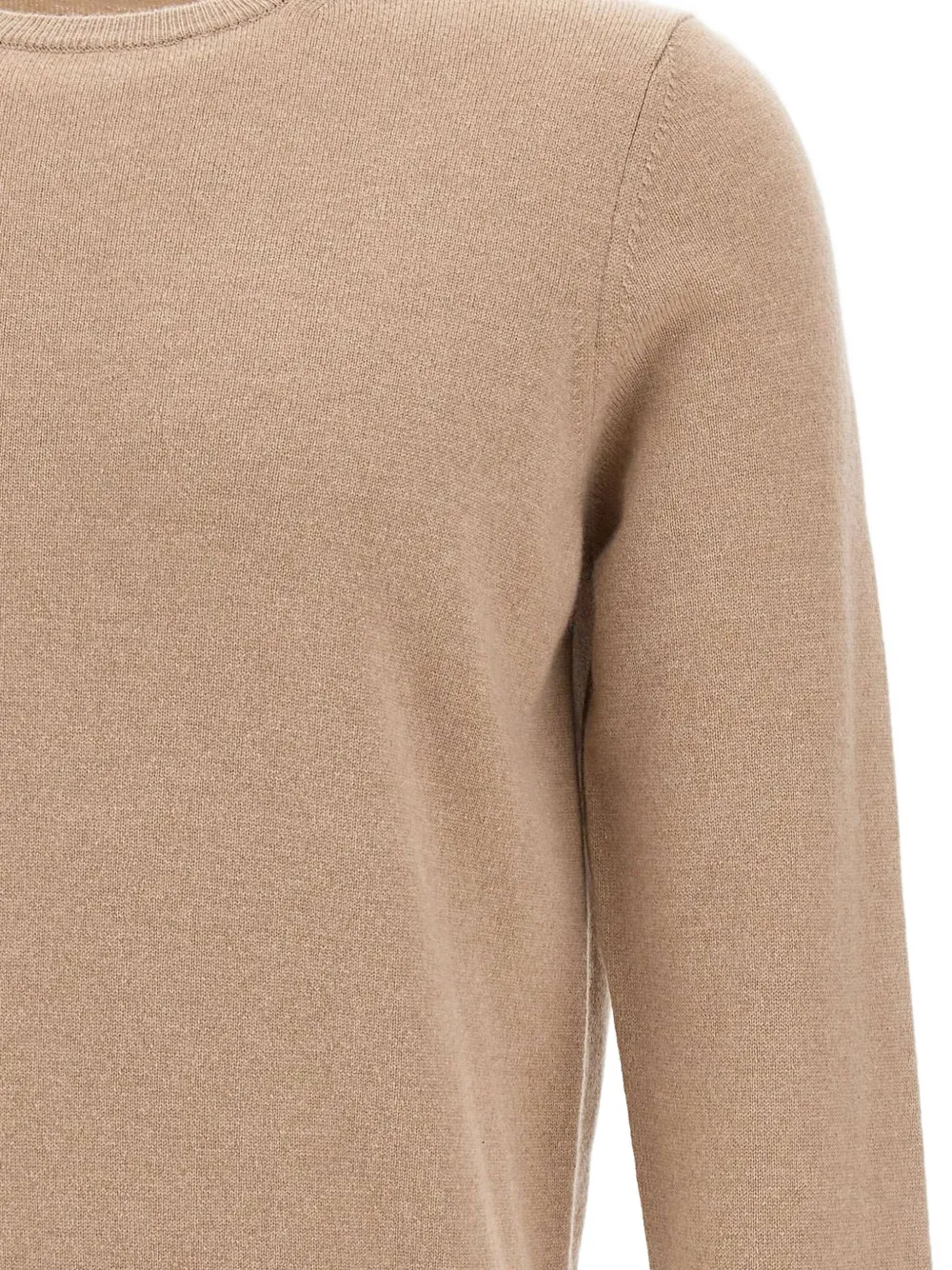 Kangra ribbed crew-neck cashmere sweater Beige
