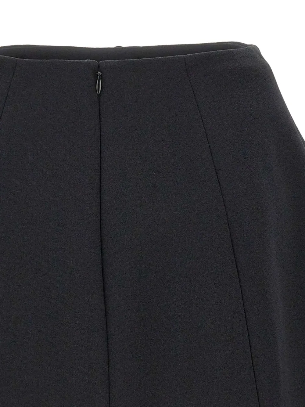 Blumarine Flower-embellished Mini Skirt In Black