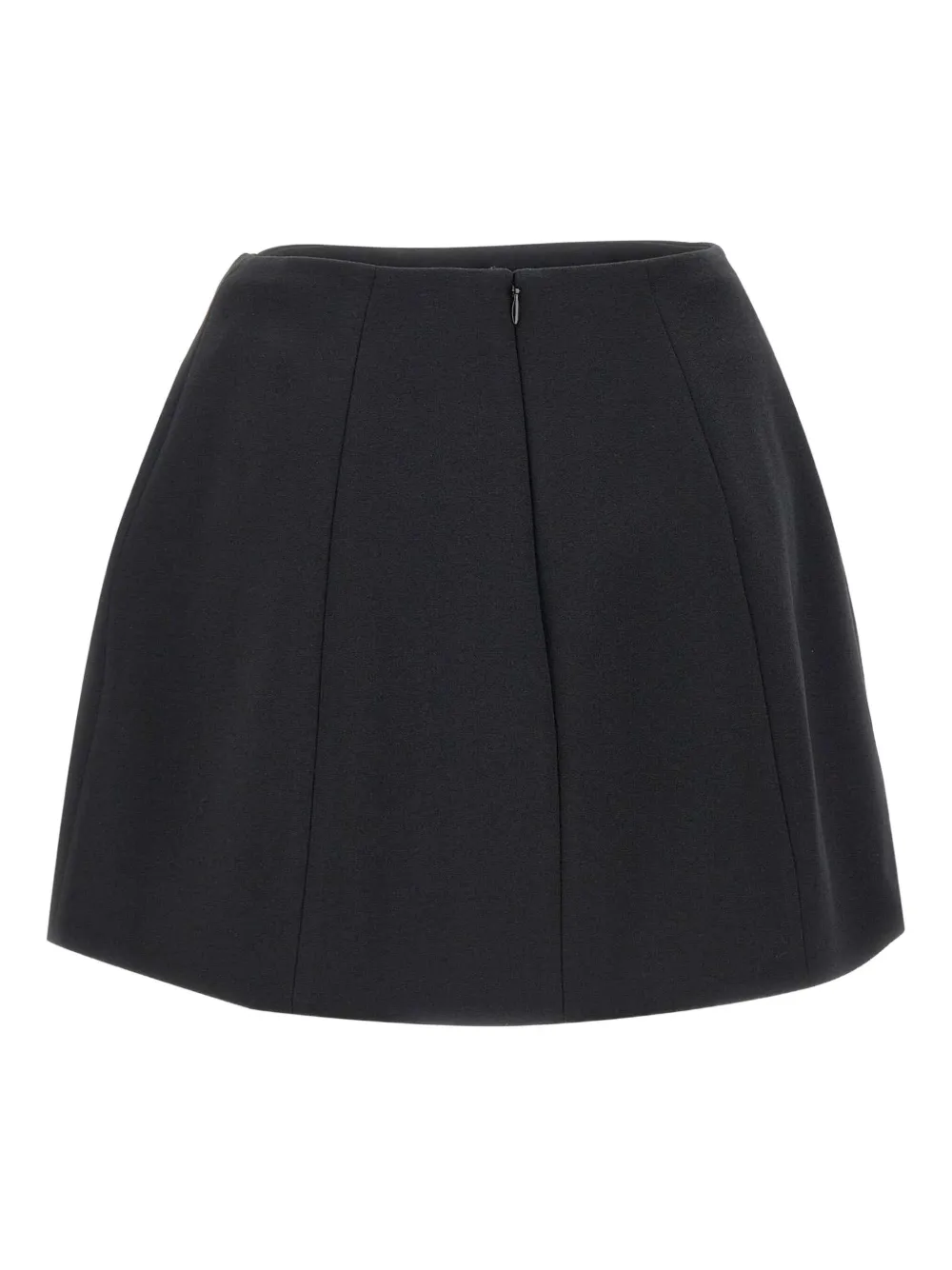 Blumarine Flower-embellished Mini Skirt In Black
