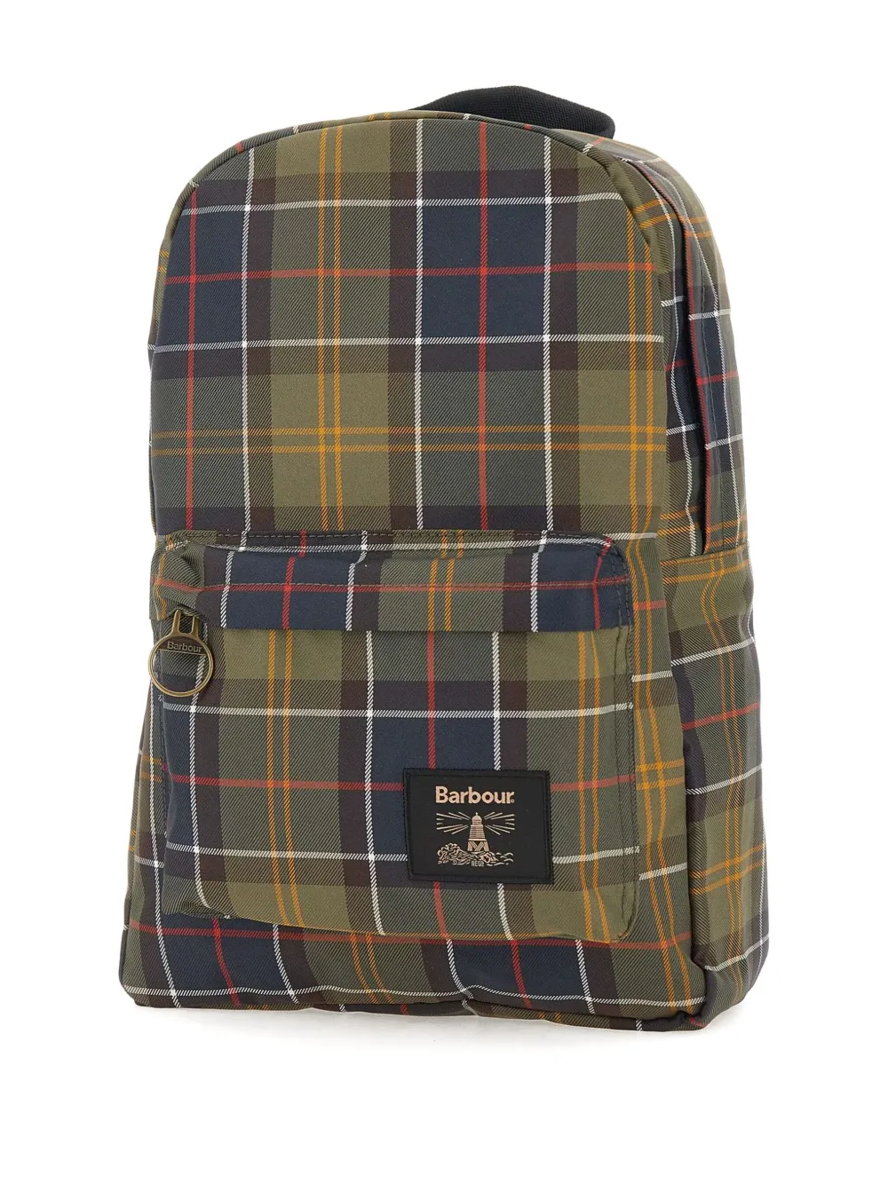 Barbour tartan-pattern backpack Groen