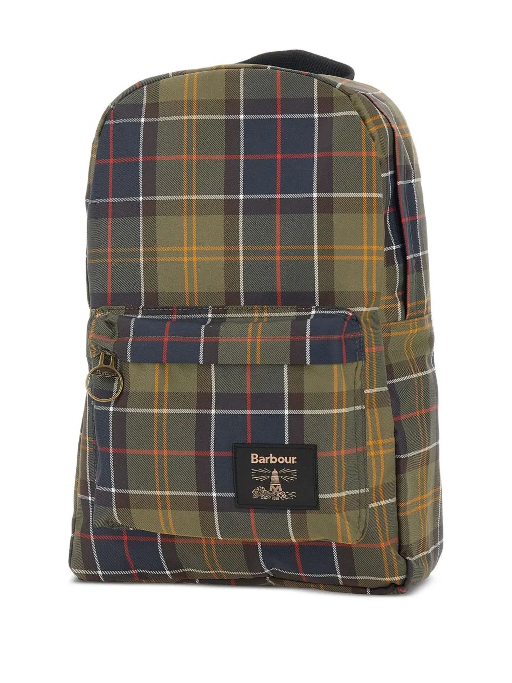 Barbour Tartan-pattern Backpack - Green 
