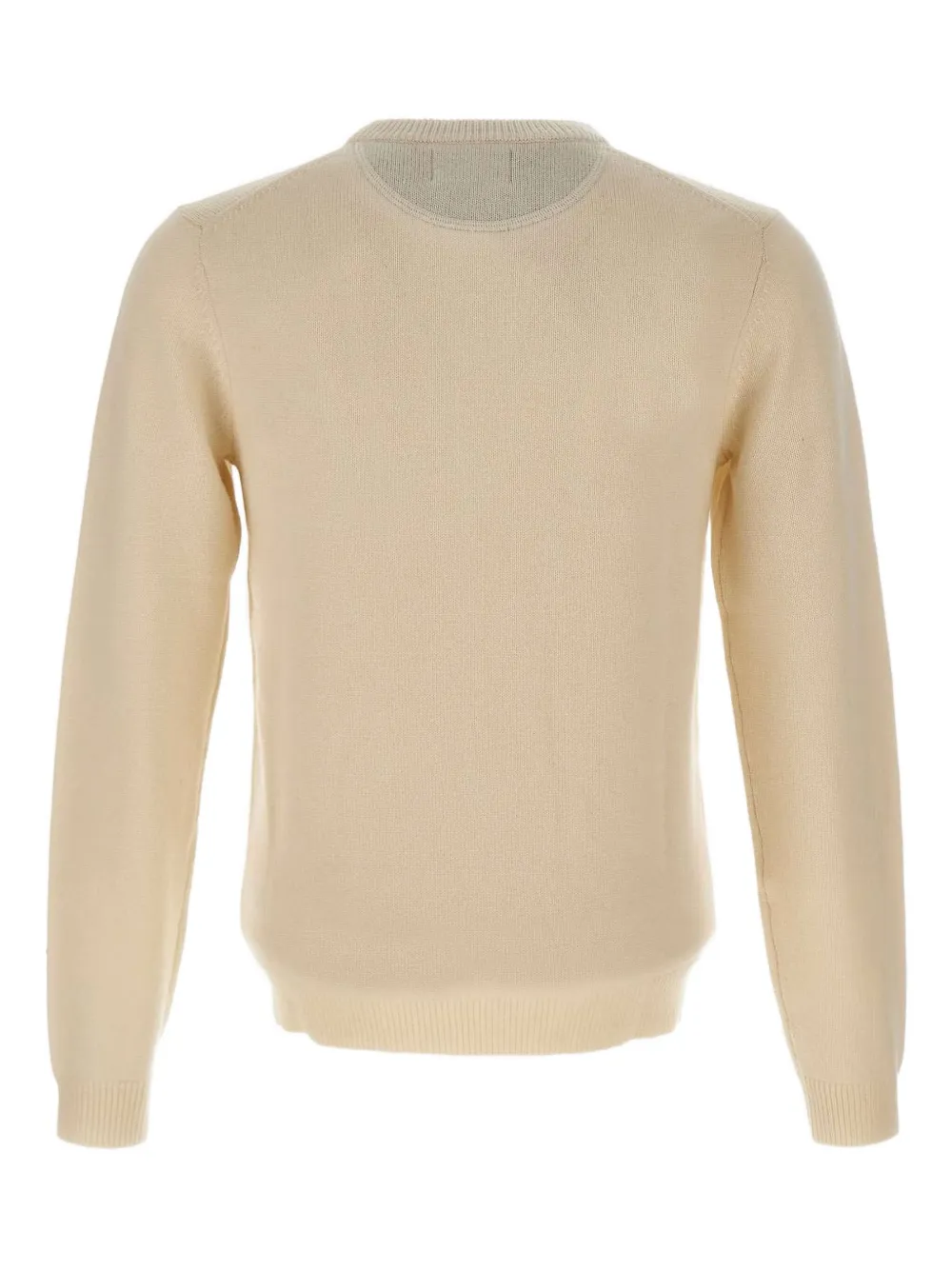 Sun68 embroidered-logo crew-neck sweater - Beige