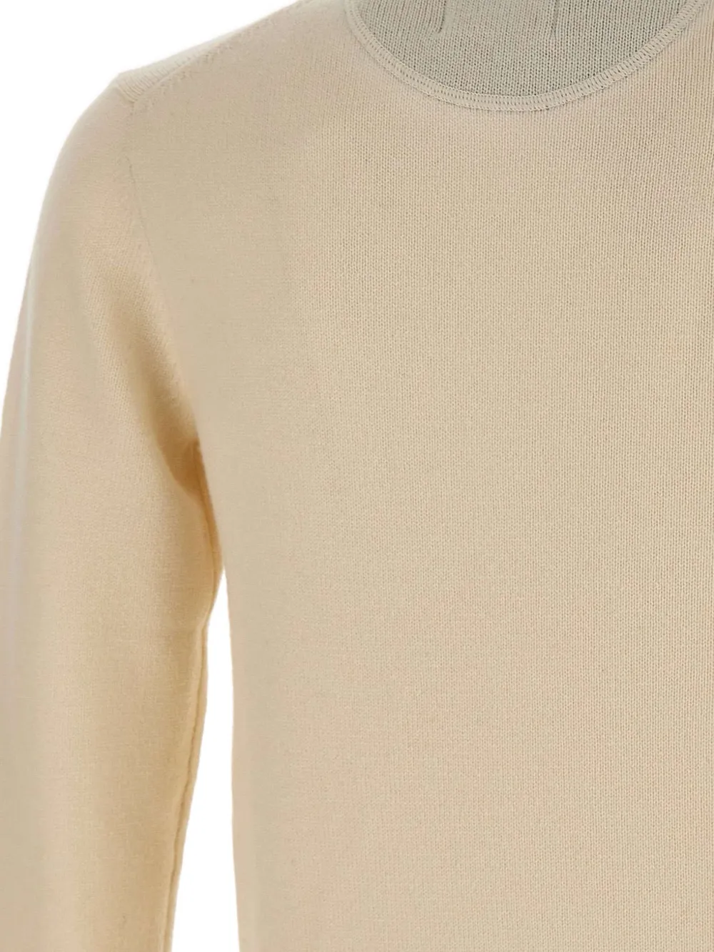 Sun 68 Embroidered-logo Crew-neck Sweater In Neutral
