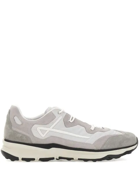 Herno suede-panelled lace-up sneakers