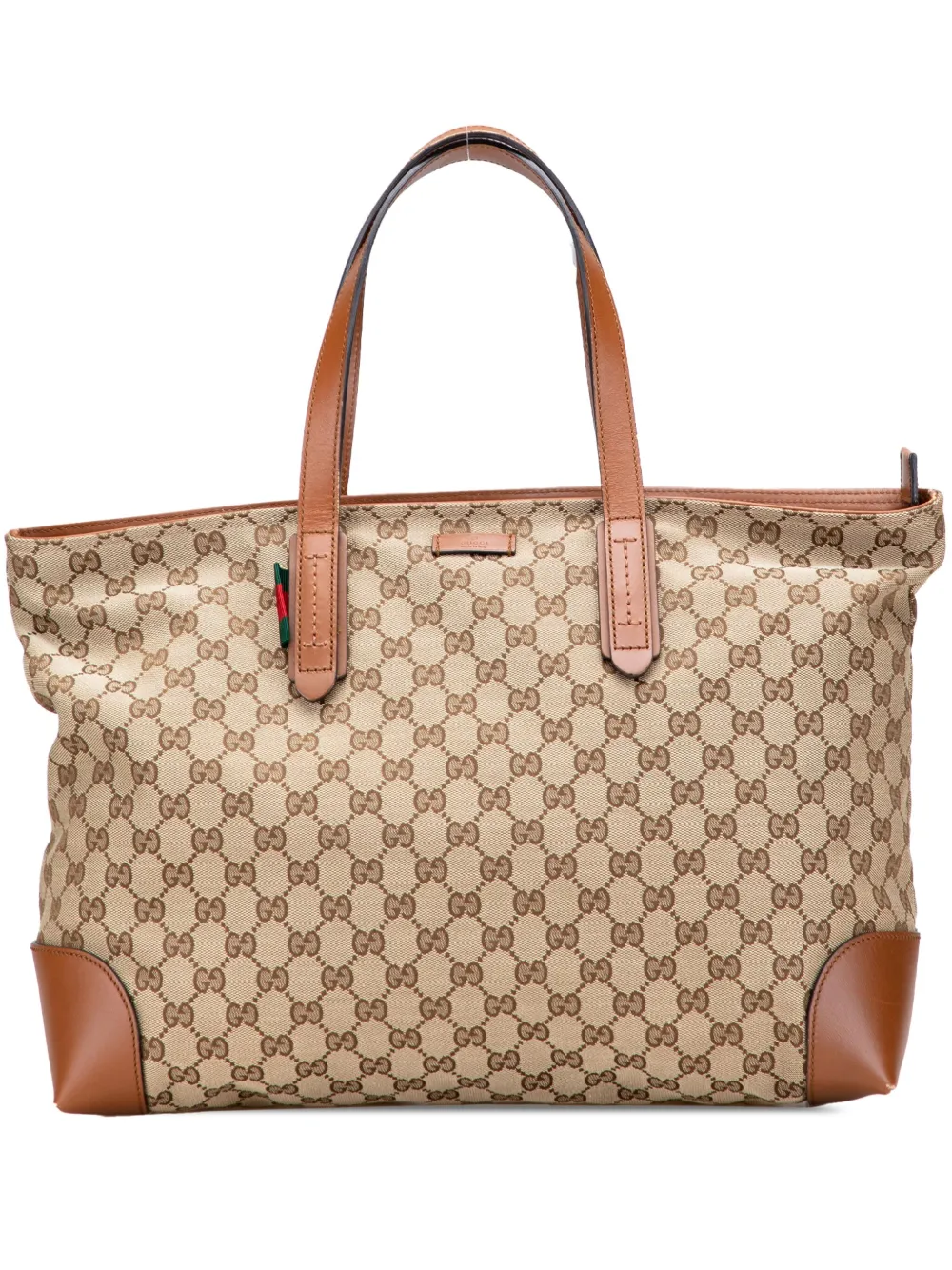 Gucci Pre-Owned 2000-2015 GGキャンバス トートバッグ - ブラウン Gucci Pre-Owned 2000-2015 GGキャンバス トートバッグ - ブラウン