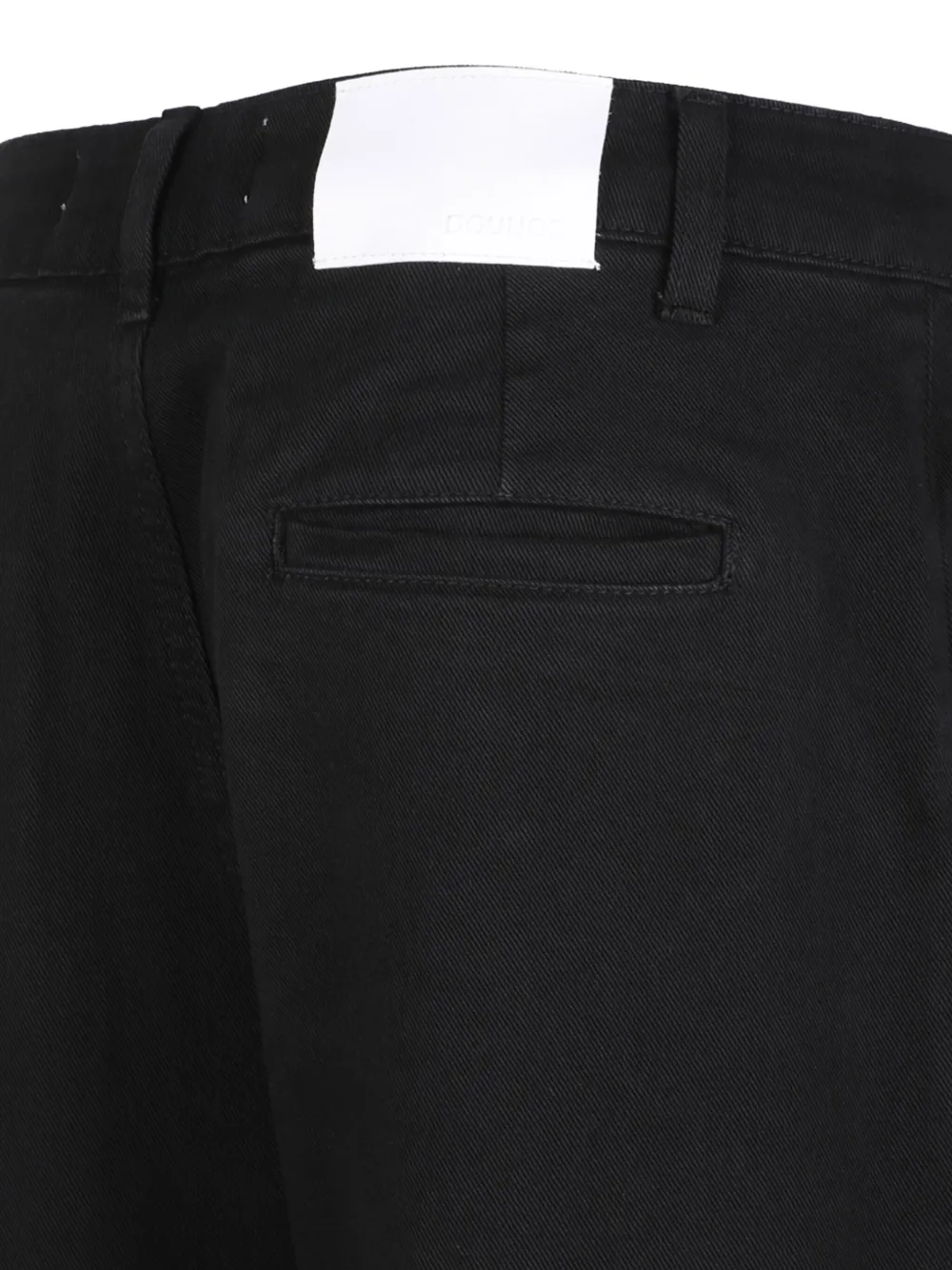 Douuod Straight broek met vijf zakken Zwart