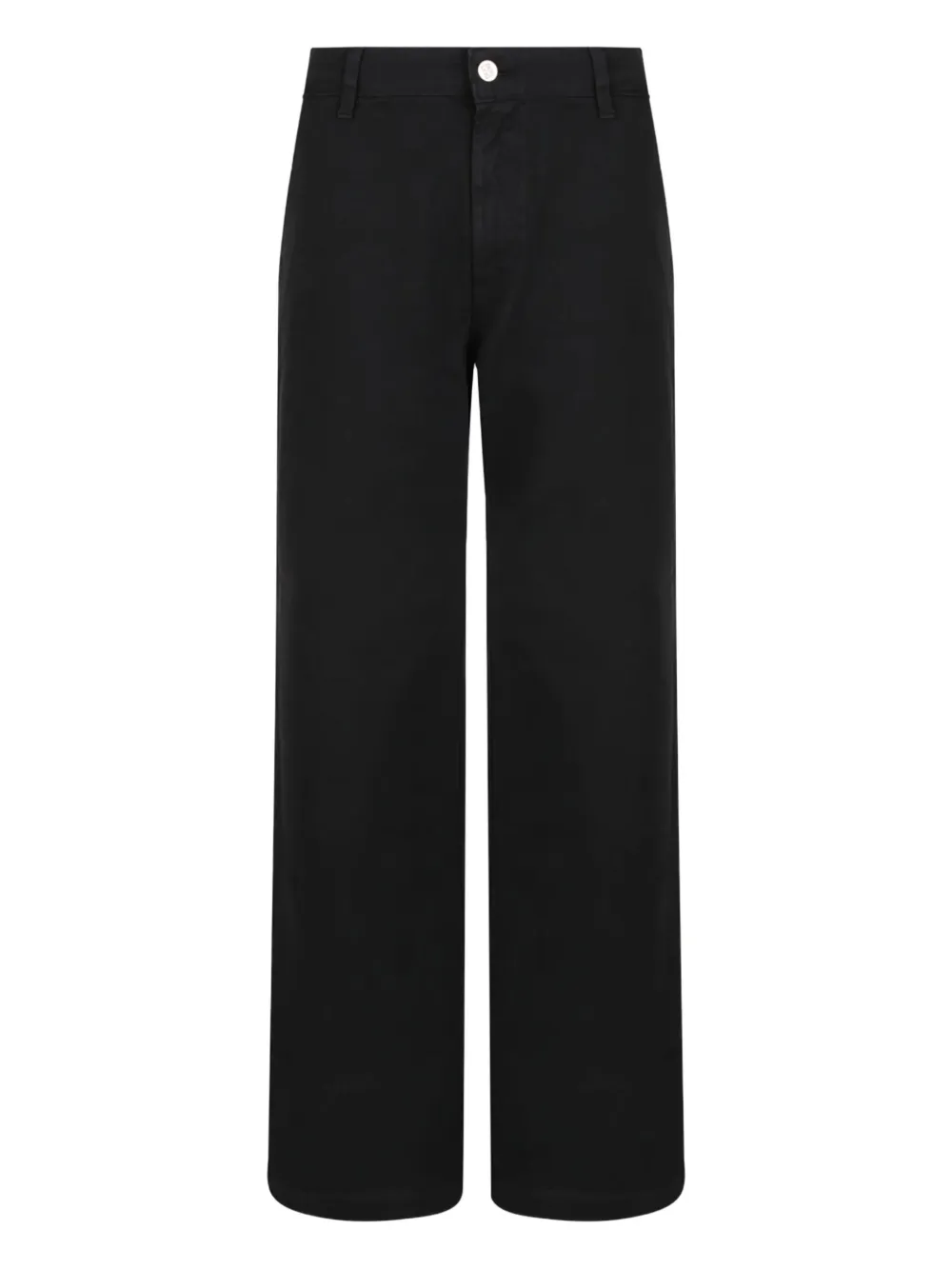 Douuod pantalones rectos con diseño de cinco bolsillos | negro | Image 1