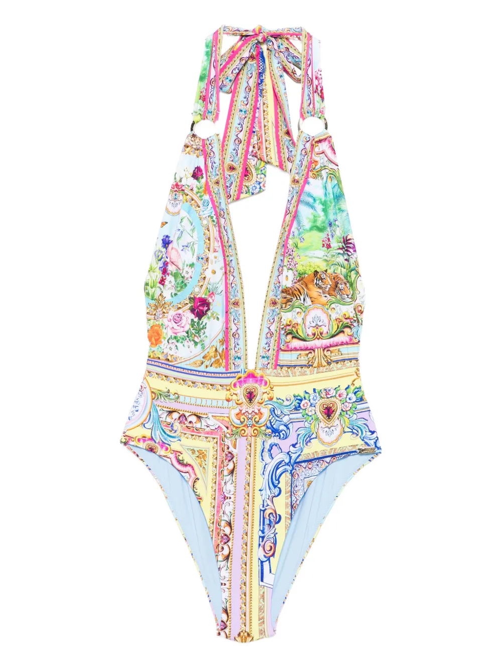 Camilla print swimsuit | Blue | Image 1