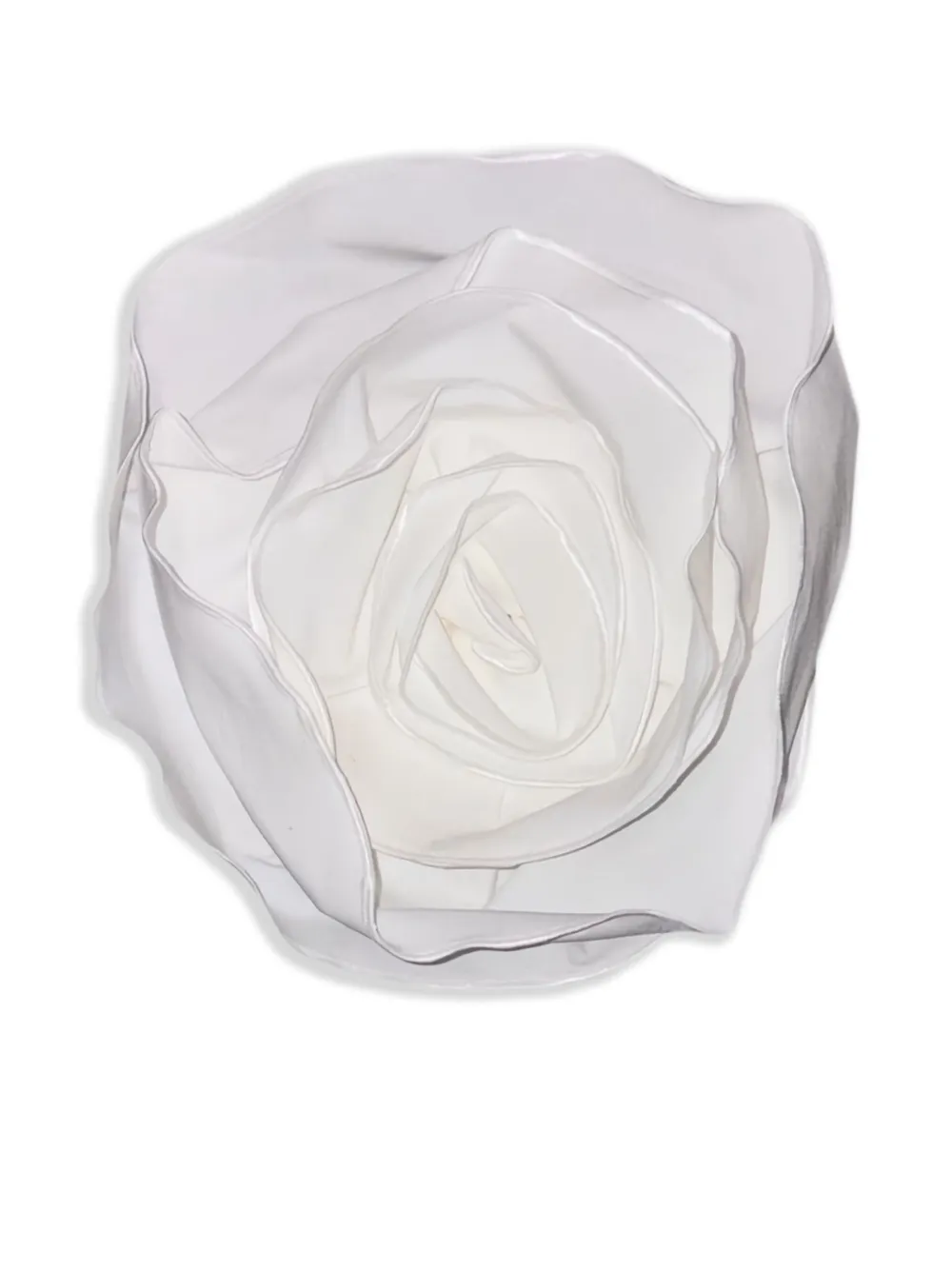 Douuod flower-design brooch - Bianco