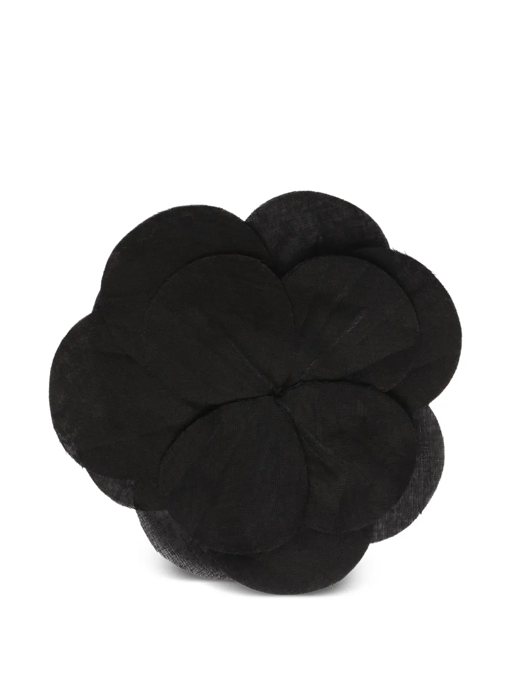 Douuod flower brooch - Schwarz