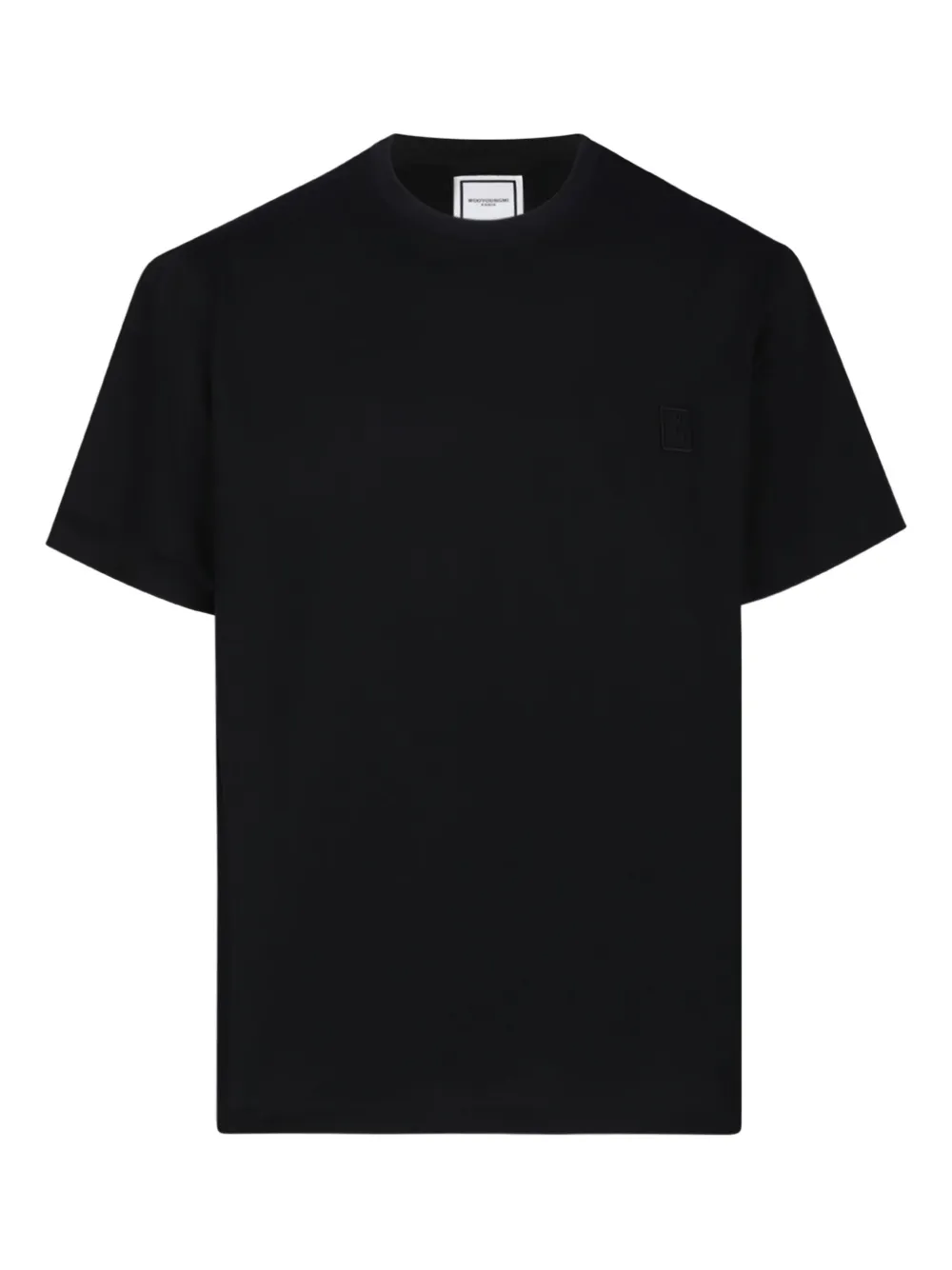 Wooyoungmi Black Cotton Overfit T-shirt In Black