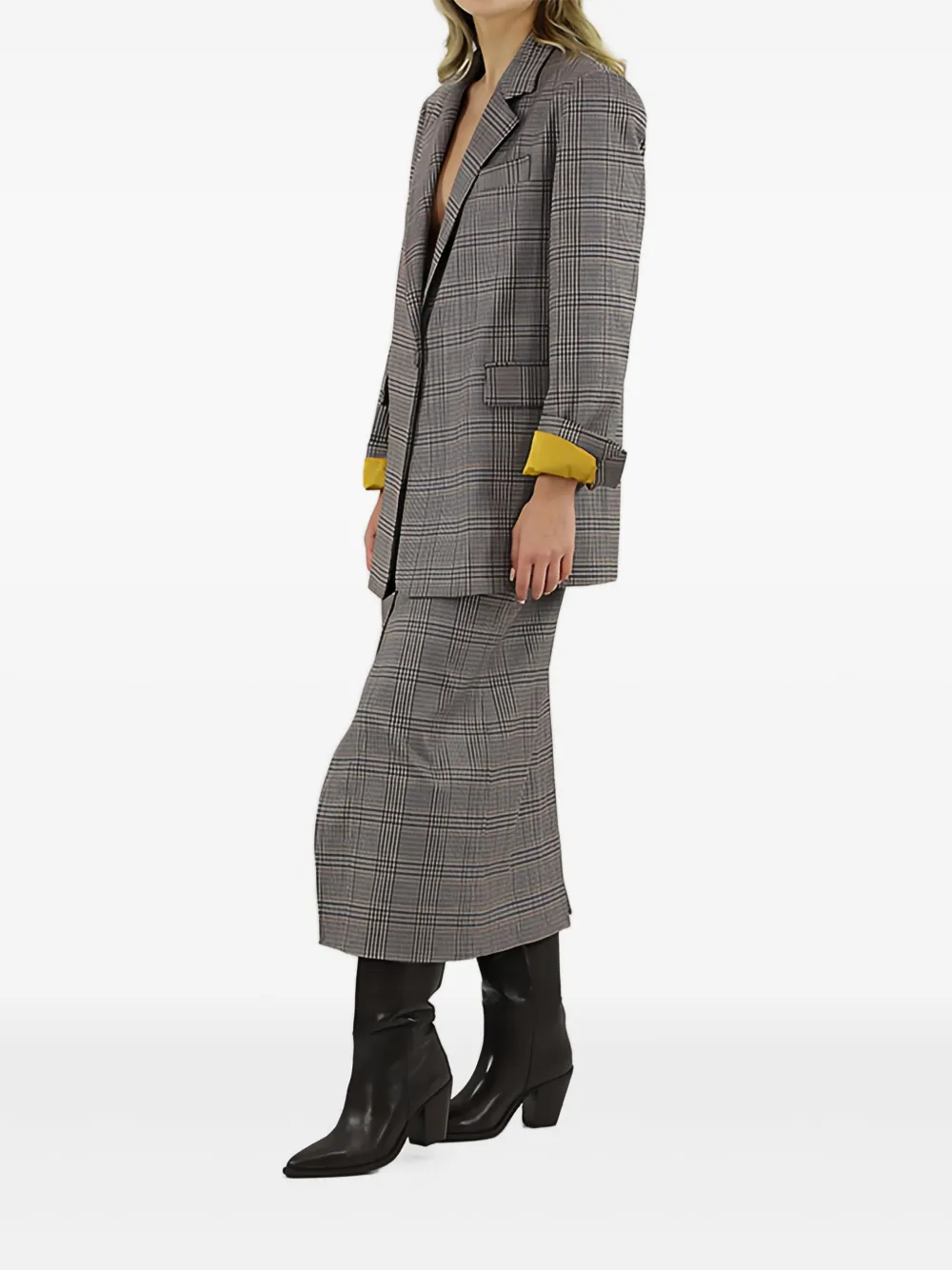 Merci checked midi skirt | Straight Skirts | Image 2