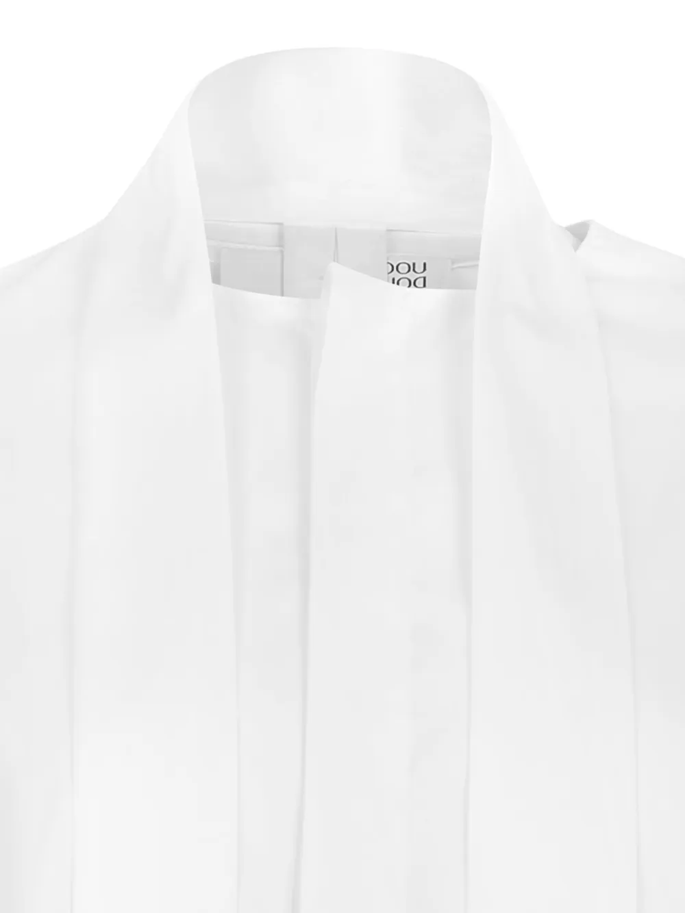 Douuod Antimonio blouse met afneembare kraag Wit