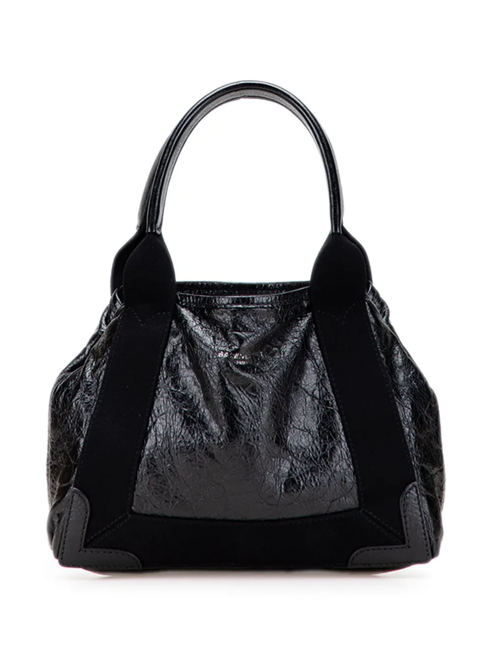 Balenciaga Pre-Owned 2010 レザー ネイビーカバ XS ハンドバッグ - ブラック Balenciaga Pre-Owned 2010 レザー ネイビーカバ XS ハンドバッグ - ブラック