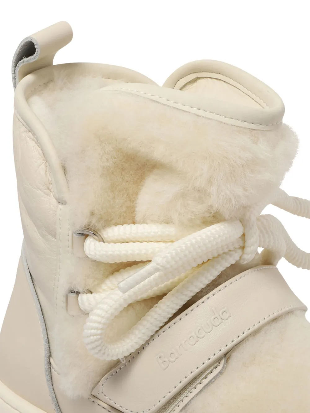 Barracuda Lace-up lammy veterlaarzen Beige