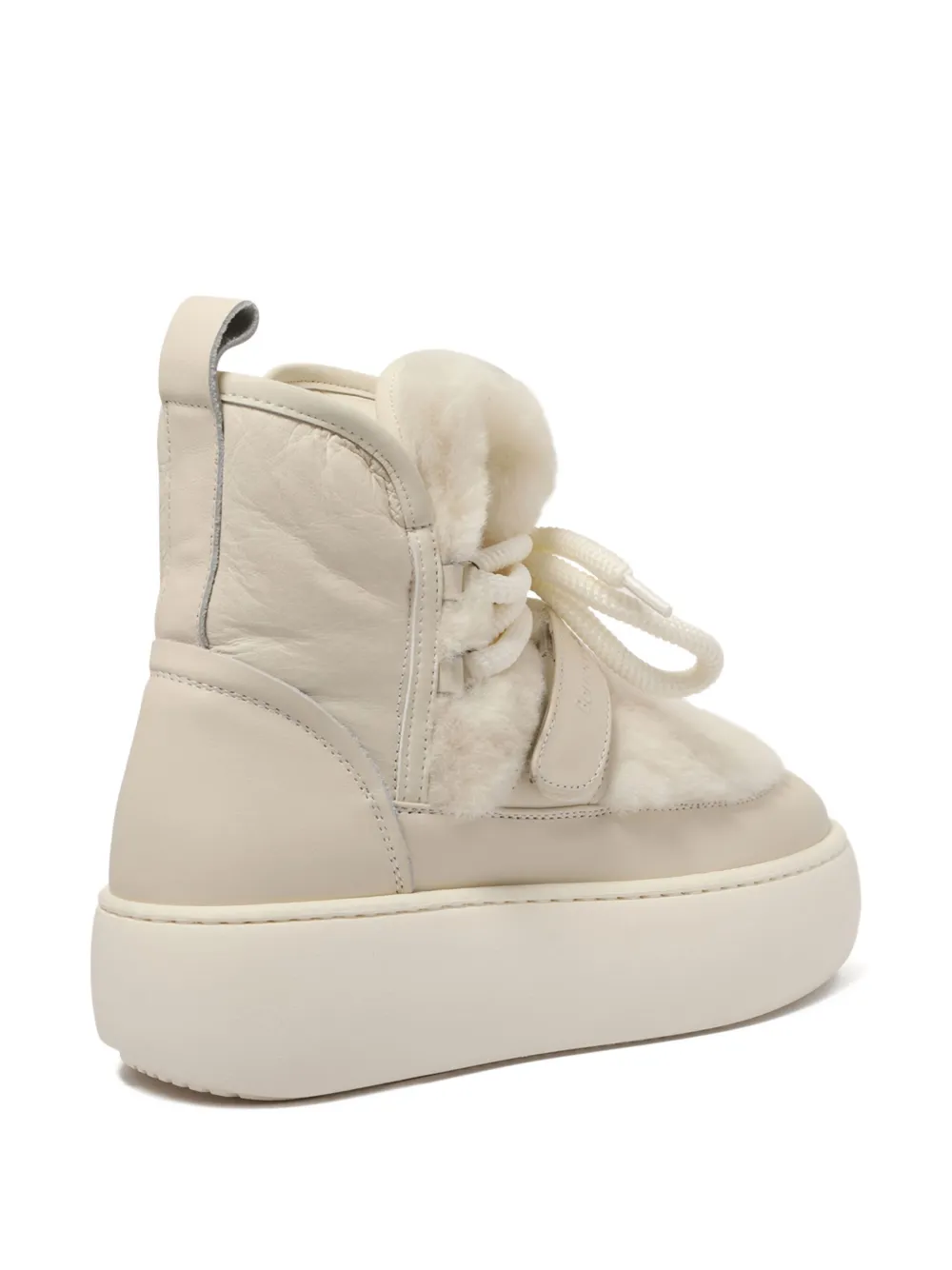 Barracuda Lace-up lammy veterlaarzen Beige