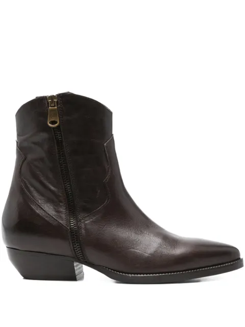curiositè 40mm leather cowboy boots