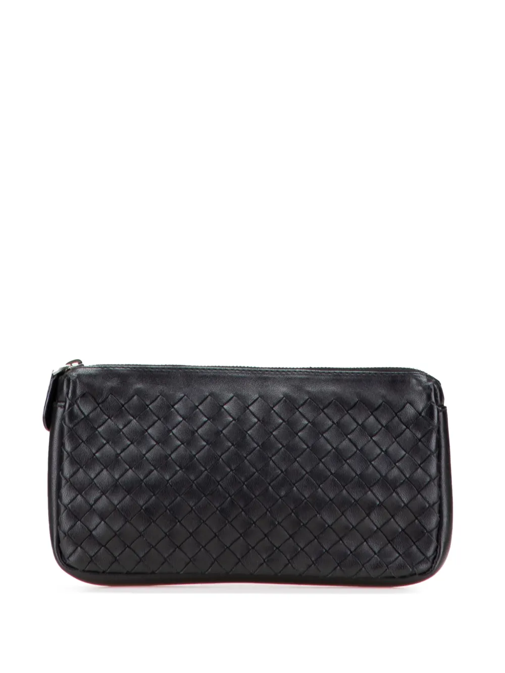 Bottega Veneta Pre-Owned 2011 ナッパ イントレチャート コインケース - ブラック Bottega Veneta Pre-Owned 2011 ナッパ イントレチャート コインケース - ブラック