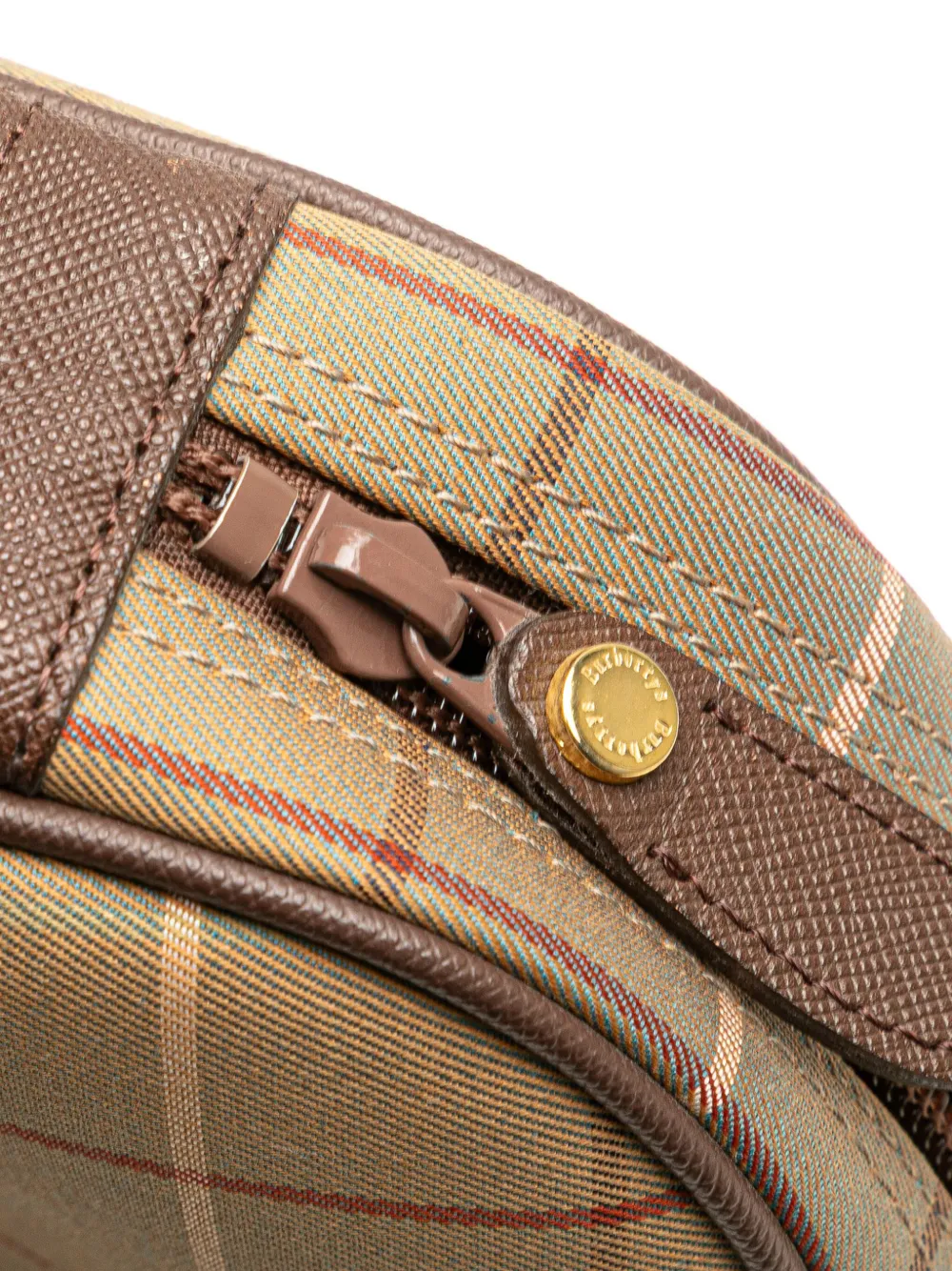 Burberry Pre-Owned 20th Century Vintage Check Canvas Clutch Bag