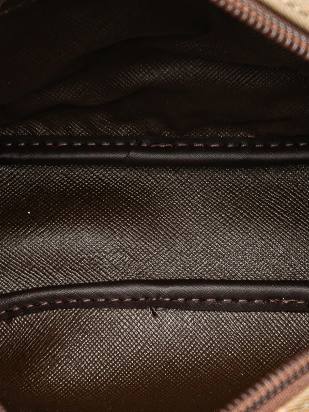 Pre-owned Burberry 20th Century Vintage Check Canvas Clutch Bag In Brown
