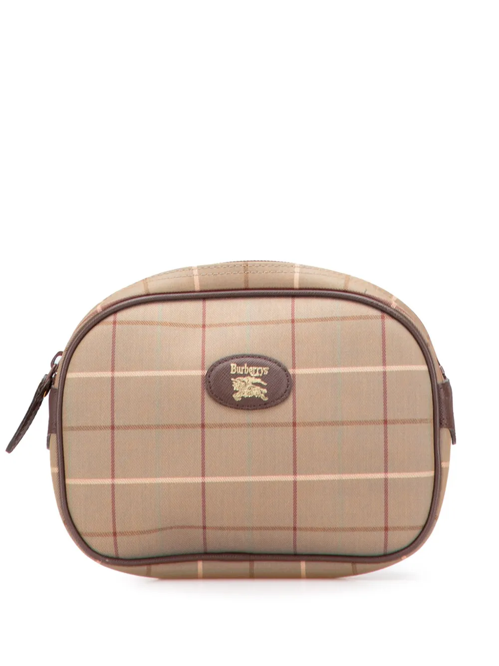 Burberry Pre-Owned 20th Century Vintage Check Canvas clutch bag - ブラウン Burberry Pre-Owned 20th Century Vintage Check Canvas clutch bag - ブラウン