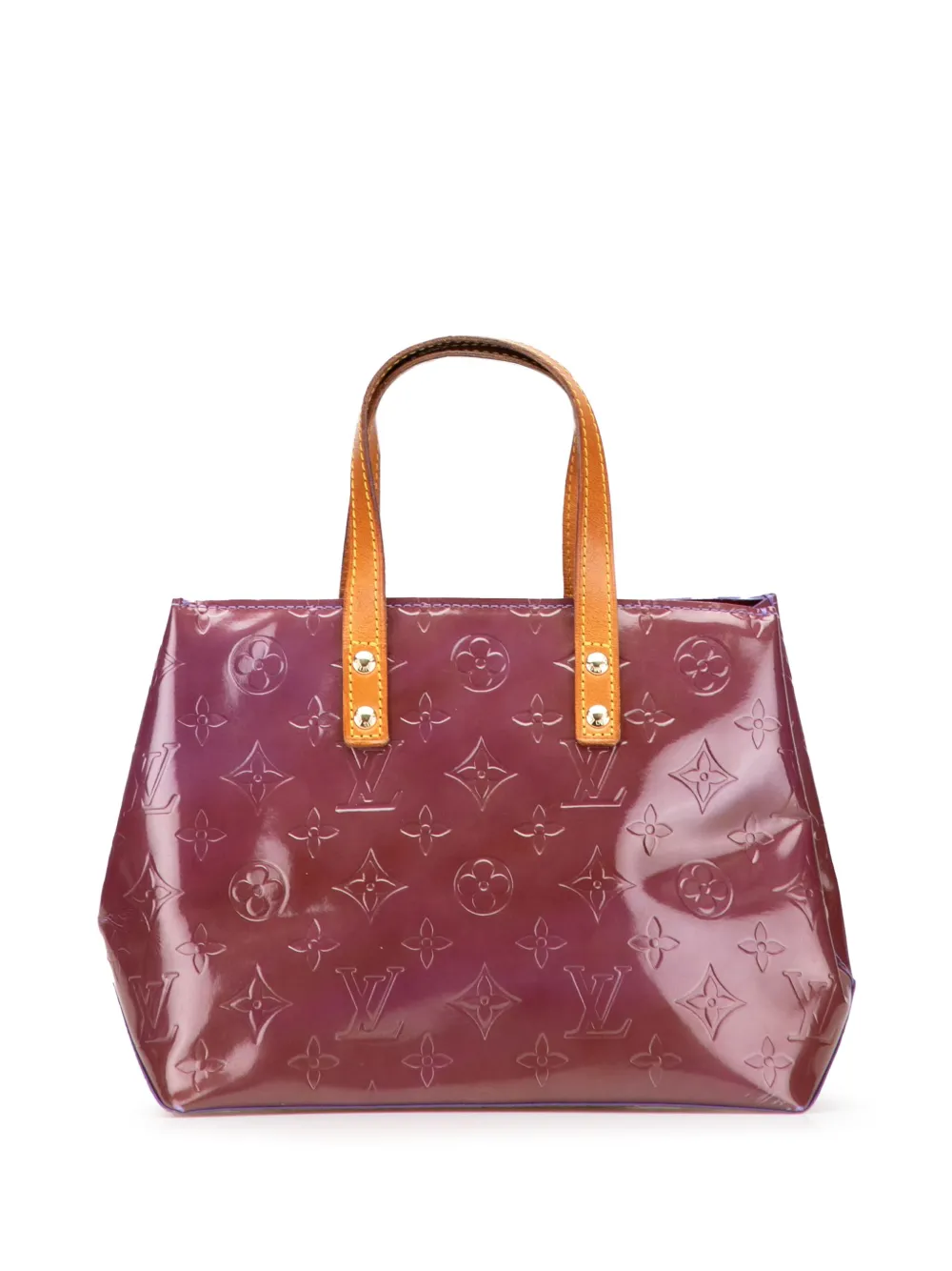 Louis Vuitton Pre-Owned 2000 モノグラム ヴェルニ リード PM ハンドバッグ - パープル Louis Vuitton Pre-Owned 2000 モノグラム ヴェルニ リード PM ハンドバッグ - パープル