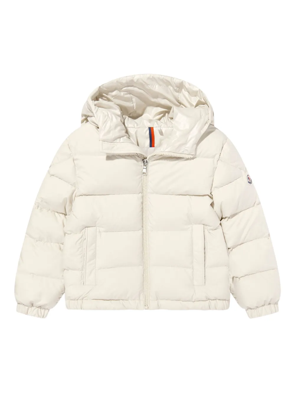 Moncler Enfant Taidu hooded padded jacket Wit